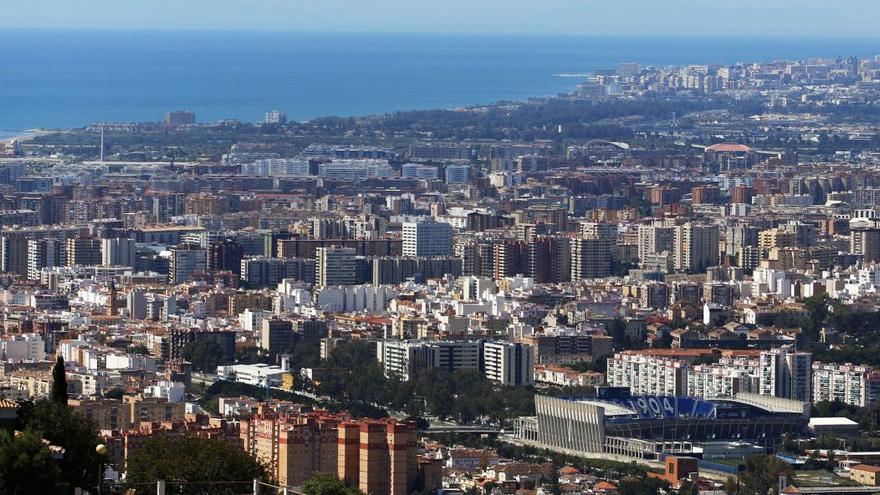 Vista de Málaga capital.