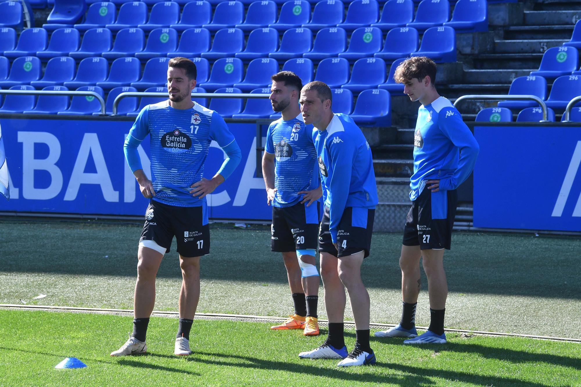 El Dépor trabaja en Riazor a puerta cerrada