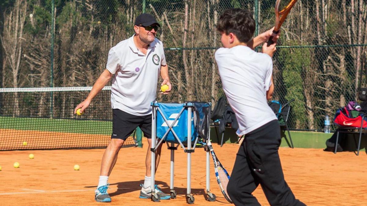 In Sóller trainieren die Tennisschüler für die Bergmeisterschaft.  | FOTO: SÓLLER TENNIS CLUB