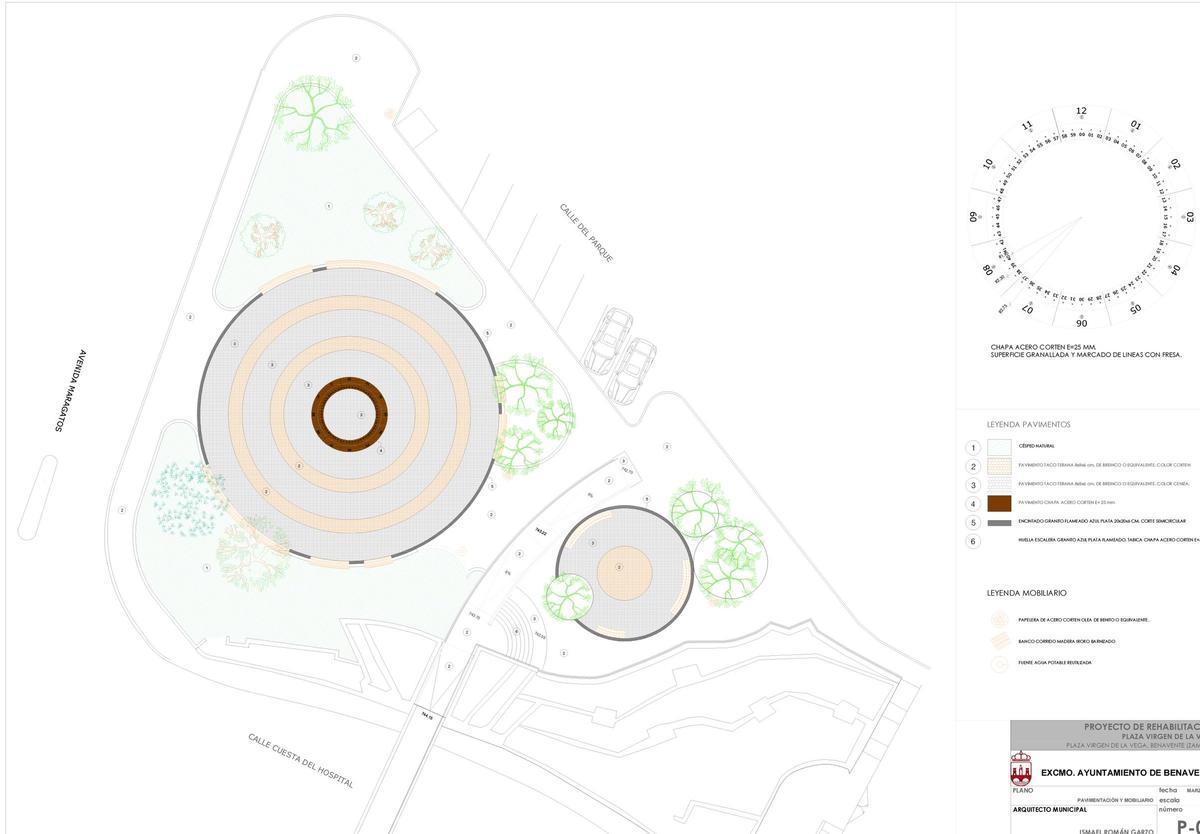 Plano de la remodelación.