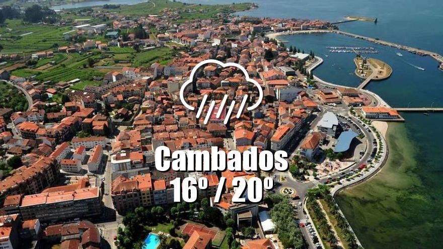 El tiempo en Cambados: previsión meteorológica para hoy, lunes 21 de julio