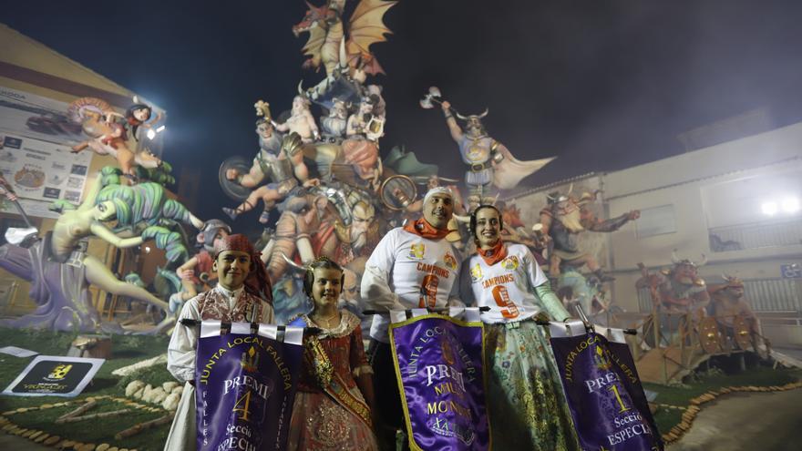 Así se han festejado los grandes premios en las Fallas de Xàtiva