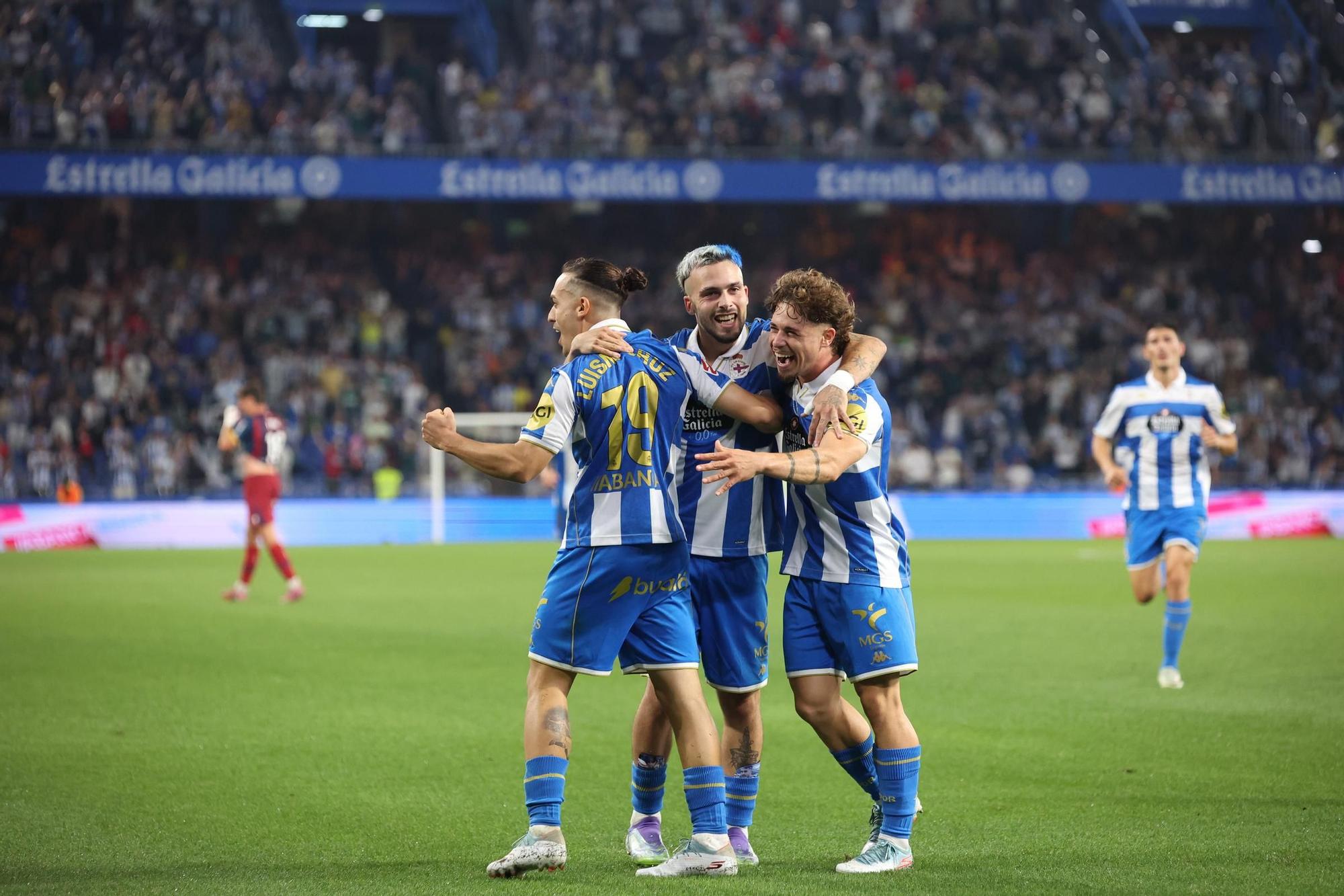 Las mejores imágenes del Deportivo - Huesca