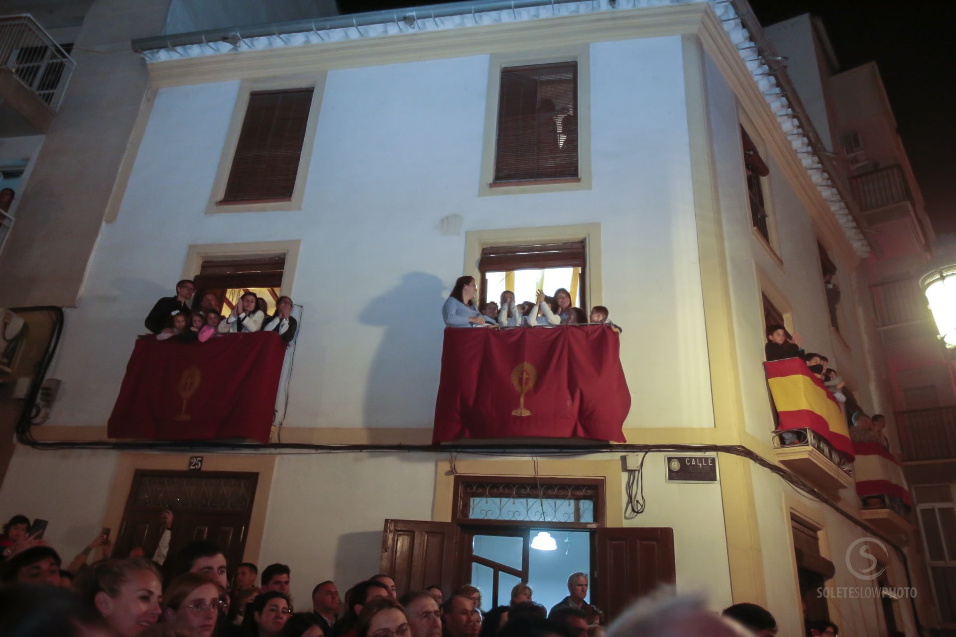 Las imágenes del encuentro del Paso Encarnado en Lorca