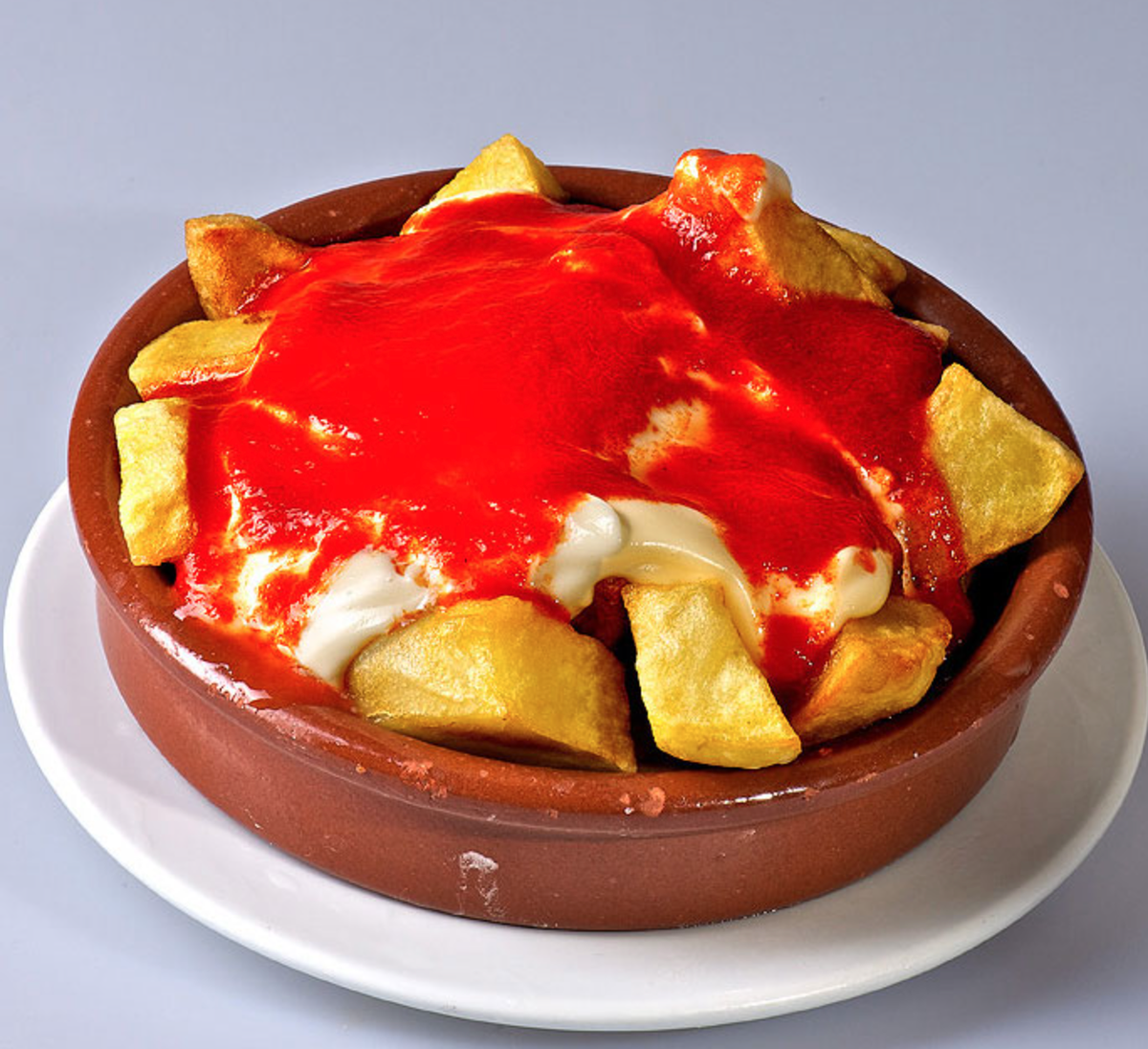 Las patatas bravas del Bar Jubera (Logroño).