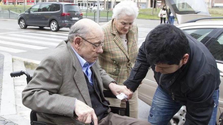 Fèlix Millet arriba a declarar a la Ciutat de la Justícia.