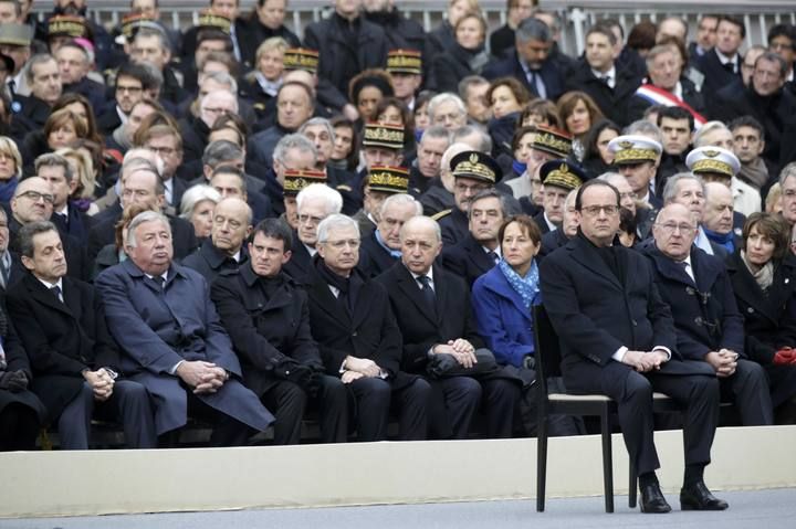 Homenaje a las víctimas del 13-N en París