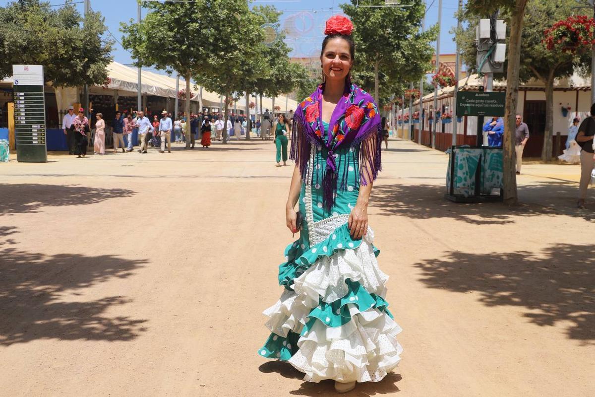 Trajes de gitana en el martes de Feria Trajes de gitana en el martes de Feria