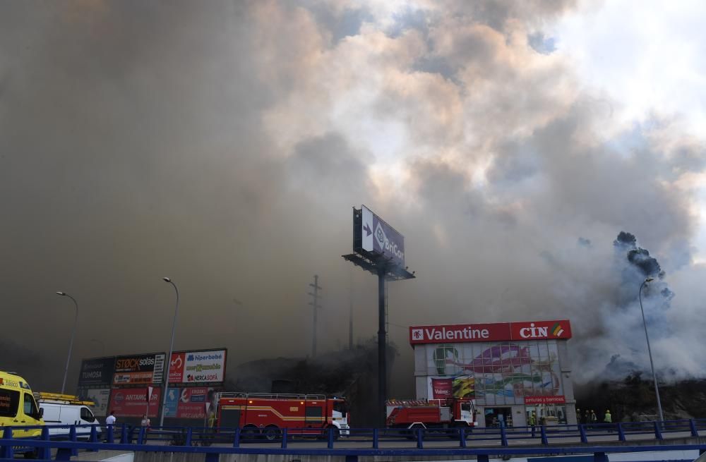 Incendio forestal en As Rañas