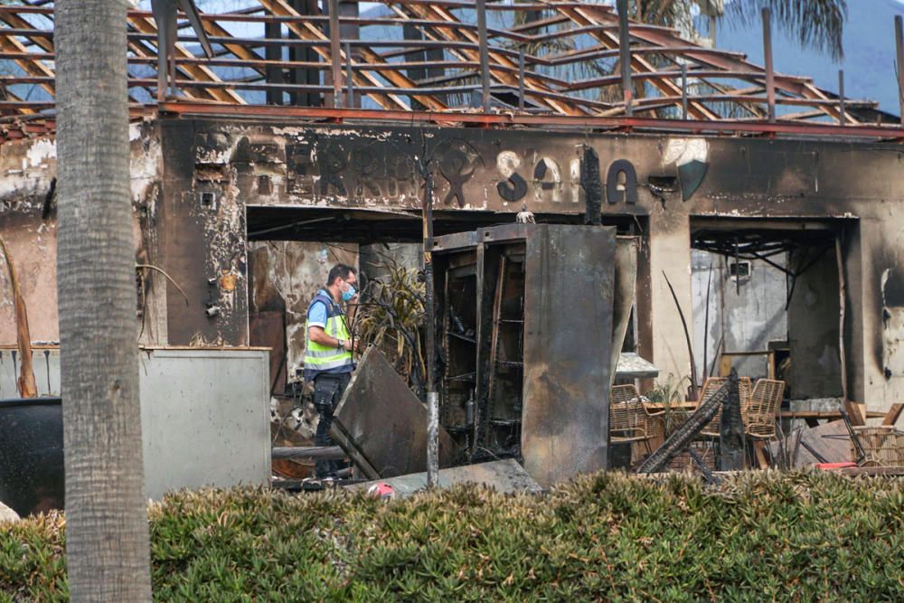 Centro comercial Laguna Village tras incendio