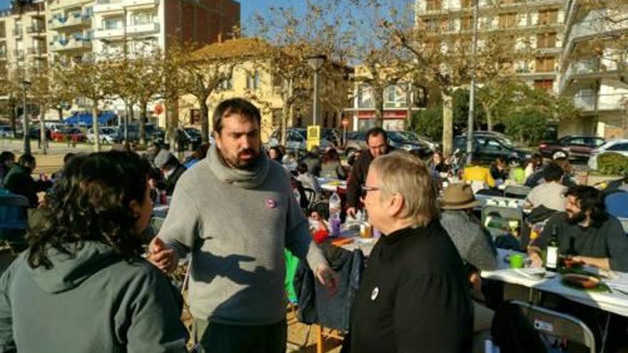 Dani Cornellà, ahir, en un acte a Palamós.