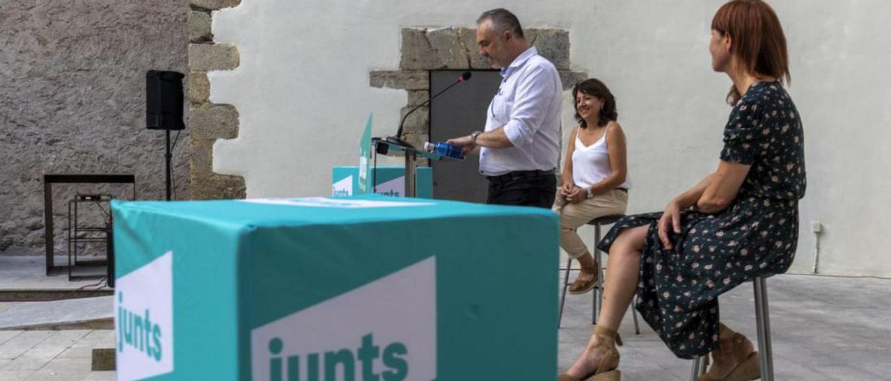 Jordi Fàbrega en la seva presentació com a alcaldable | JUNTS