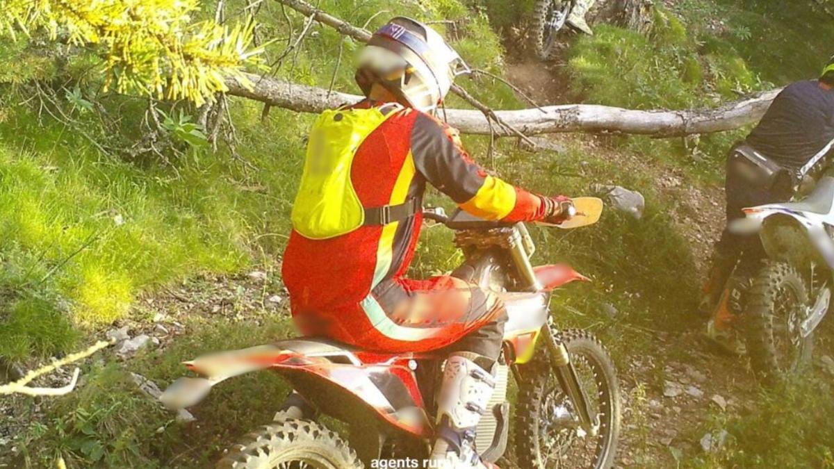 Motoristes que han estat denunciats al Parc Natural del Cadí-Moixeró