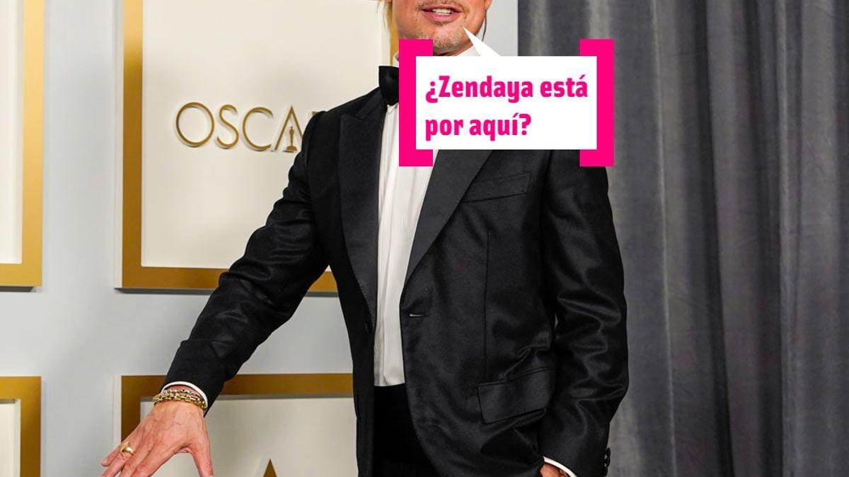 Brad Pitt y el 'pelo covid' en los Oscar 2021... Cero quejas