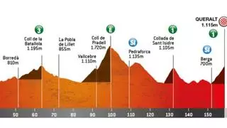 Etapa 6 de la Volta a Catalunya 2026: recorrido entre Berga y Queralt, horario, perfil y dónde ver gratis por TV y en directo