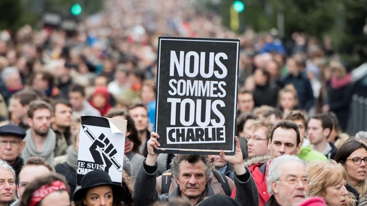 Manifestación en Lille.