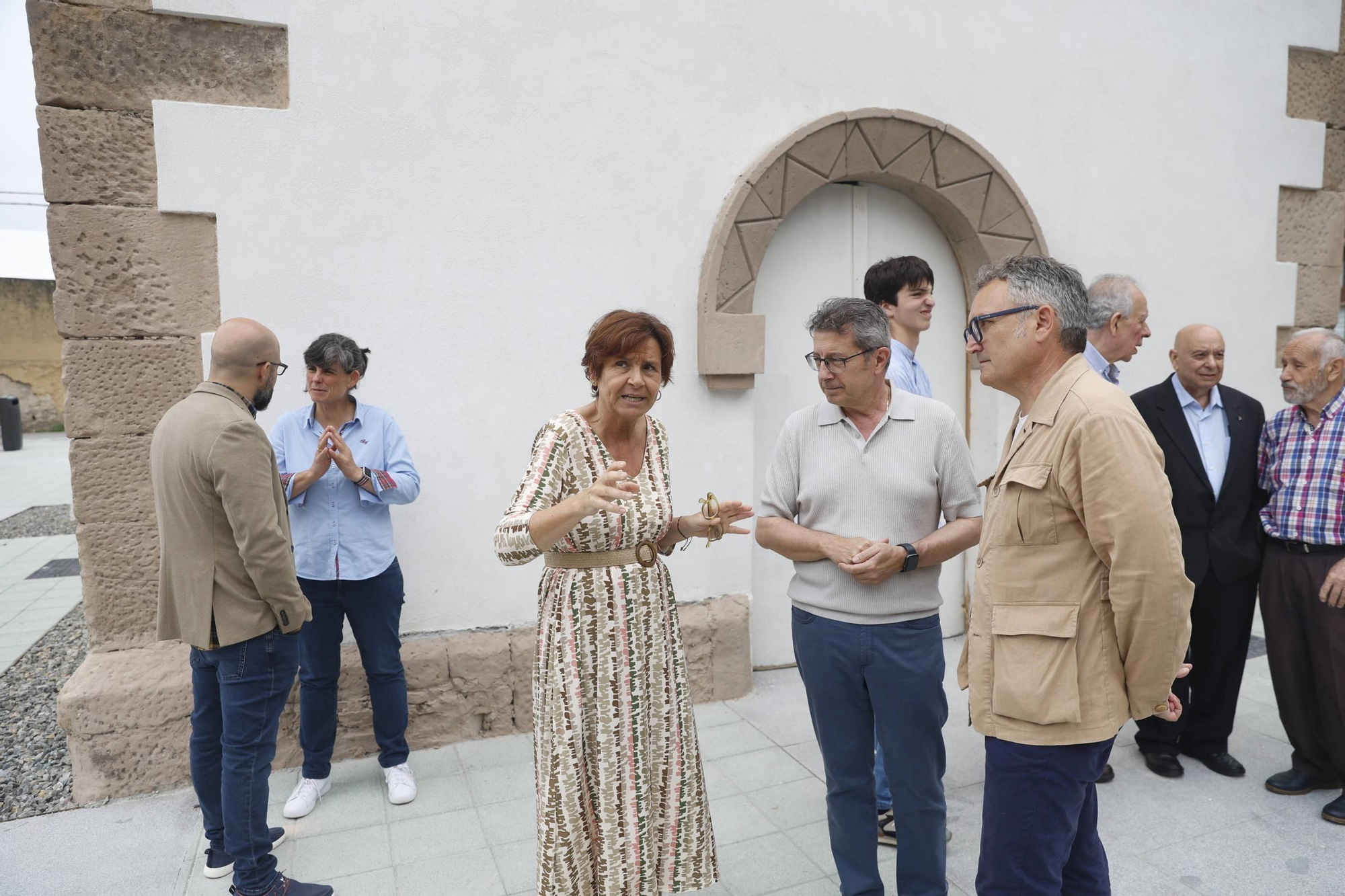 Gijón abre la puerta a Naval Azul desde esta nueva plaza en el corazón de El Natahoyo (en imágenes)