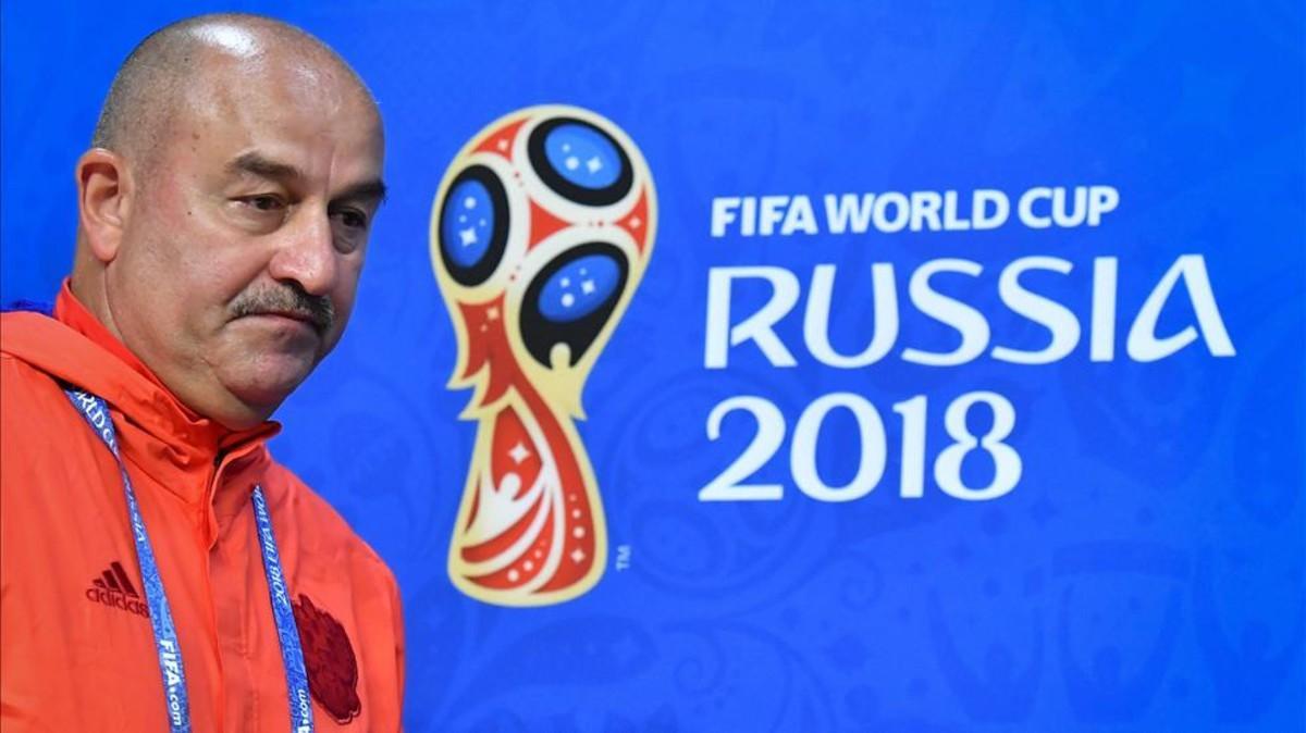 Stanislav Cherchesov, técnico de la selección rusa