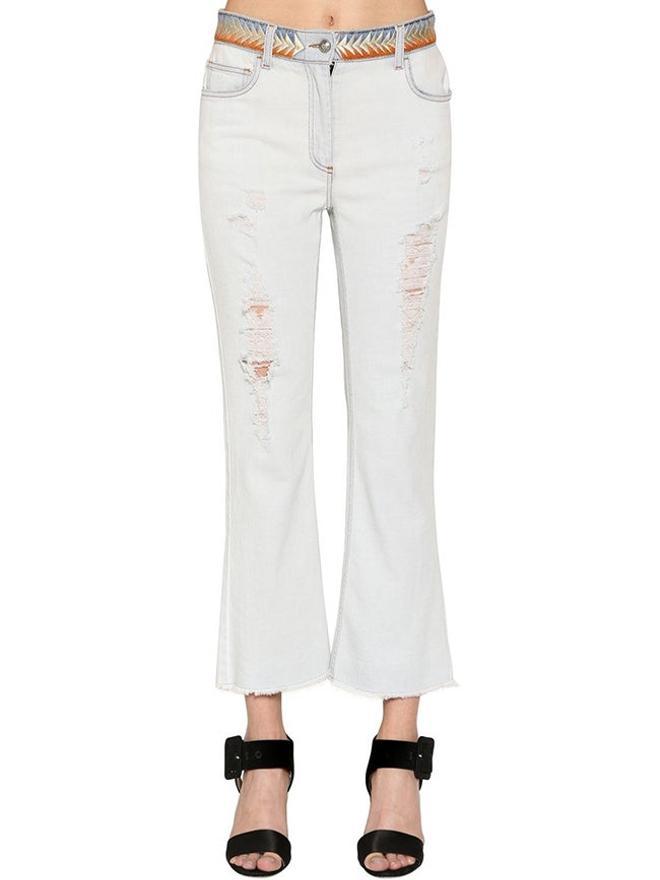Cropped flare jeans de Etro. Precio: 490 euros