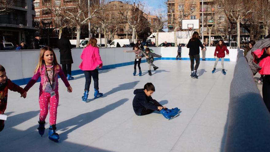 Solsona es lleva amb la primera pista de patinatge sobre gel