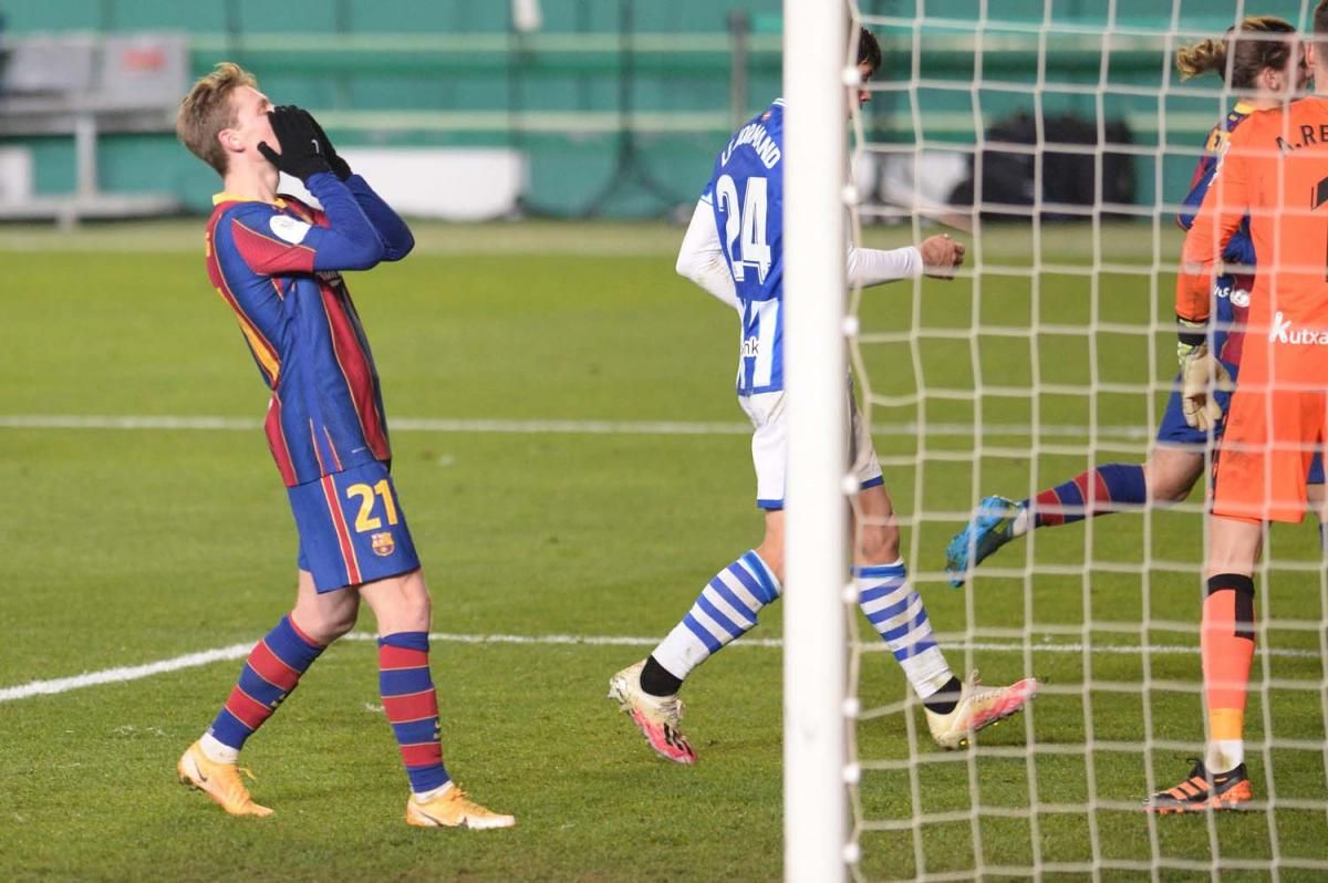 Las imágenes del FC Barcelona-Real Sociedad de la semifinal de la Supercopa de España