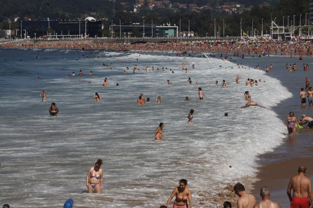 Buen tiempo en Gijón