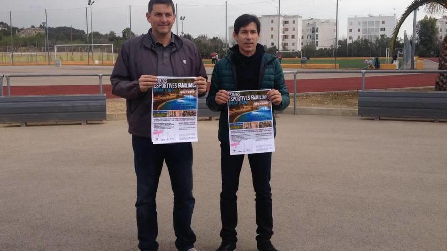 El edil Gori Ferrà y el técnico Salvador Soberats, ayer.