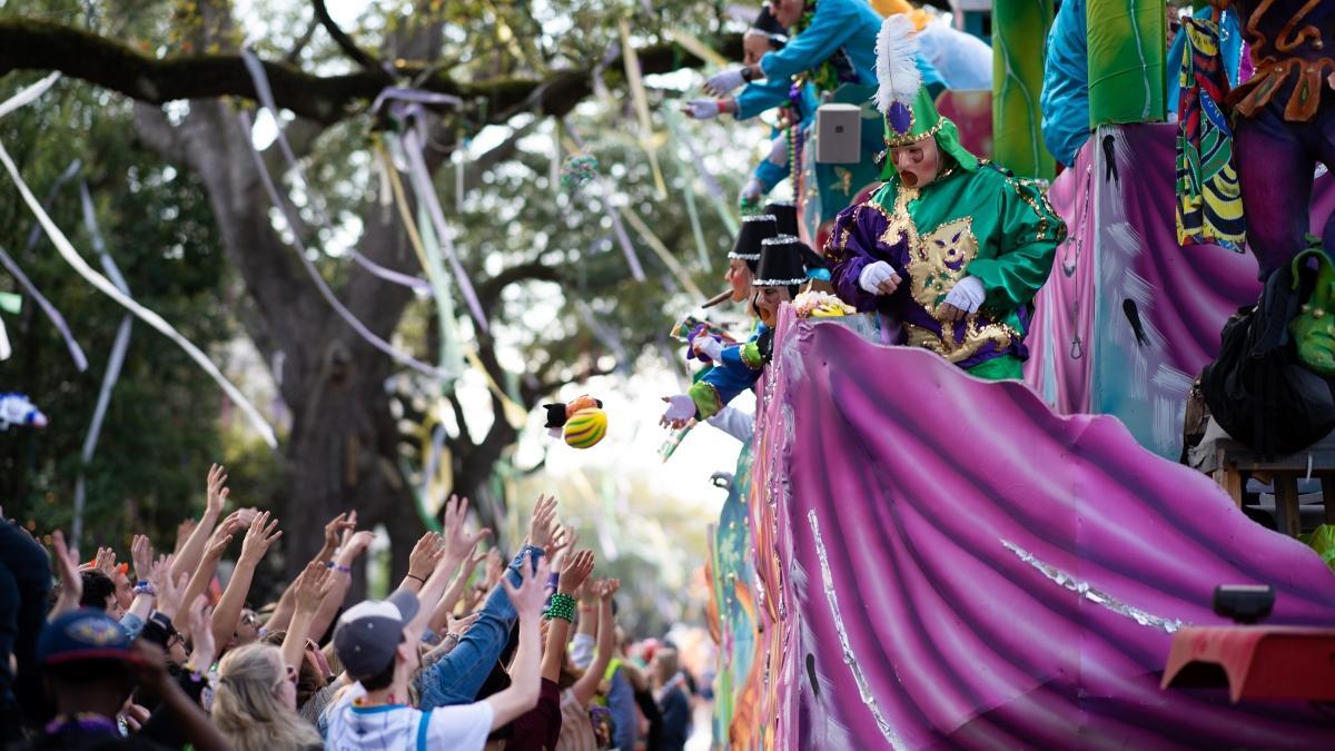 El Mardi Gras en Nueva Orleans es un festival que no te puedes perder.