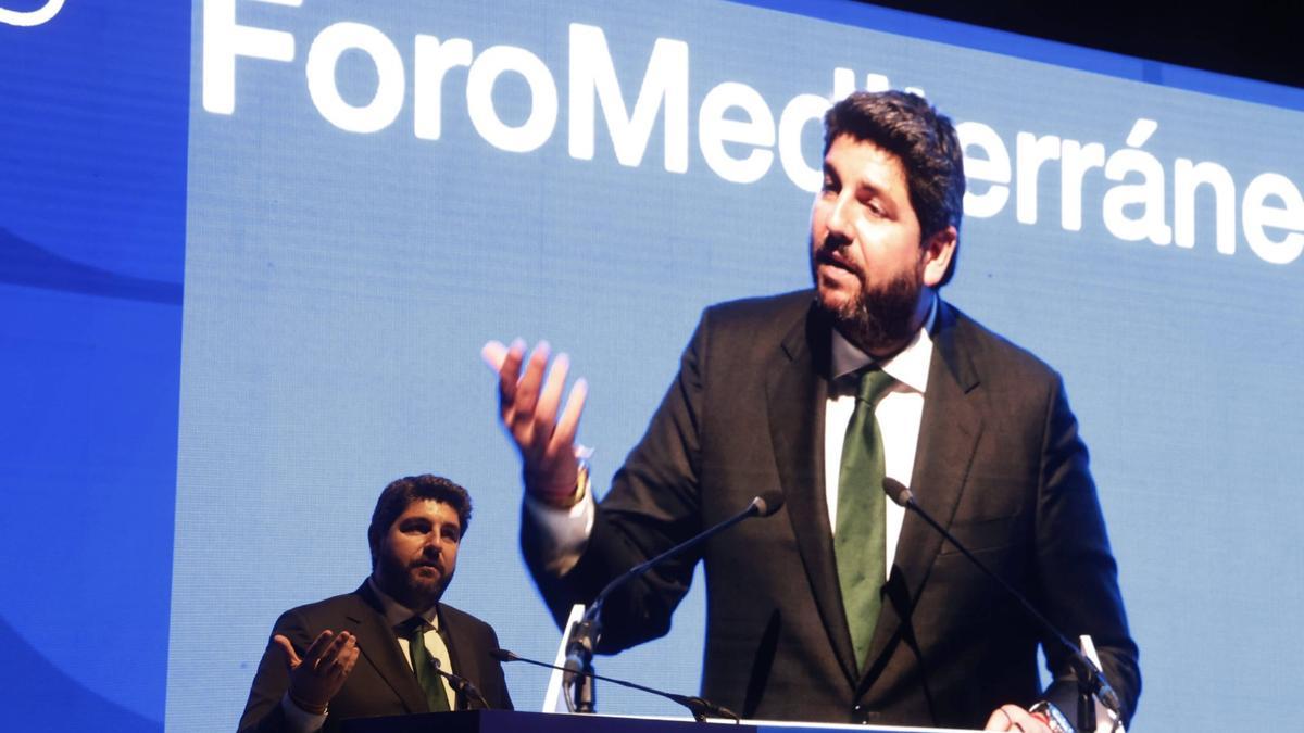 Fernando López Miras, presidente de la Región de Murcia.