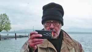 Jean-Luc Godard, en un fotograma de su película ’Adiós al lenguaje’.