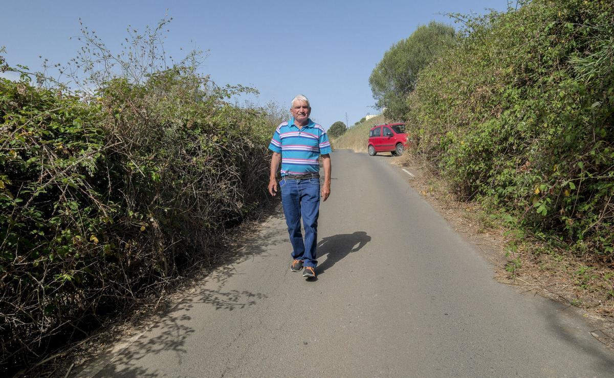 Vecinos de La Milagrosa advierten del riesgo de un tramo de carretera
