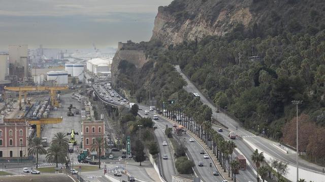 Viaducte del Morrot, a la ronda Litoral de Barcelona