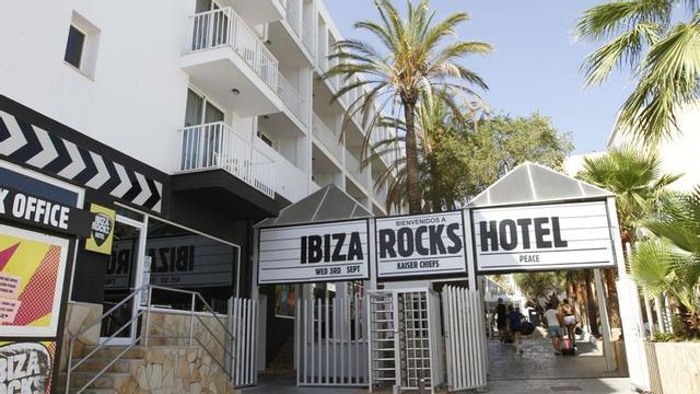 Entrada al hotel Ibiza Rocks, en una imagen de archivo.