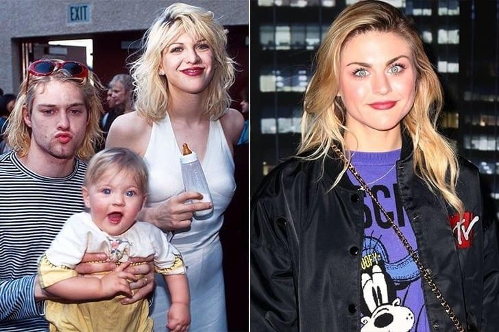 Frances Bean Cobain, hija del malogrado Kurt Cobain y Courtney Love.