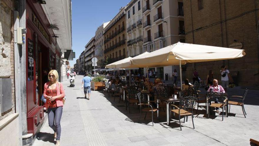 El alcalde de Huesca plantea terminar la peatonalización del Coso Alto