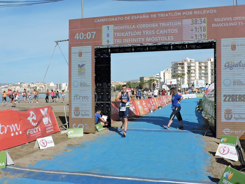 Campeonato de España de Triatlón de relevos en Águilas