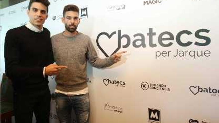 Marc Bartra i l&#039;espanyolista Víctor Álvarez són ambaixadors del projecte &quot;Batecs per Jarque&quot;.
