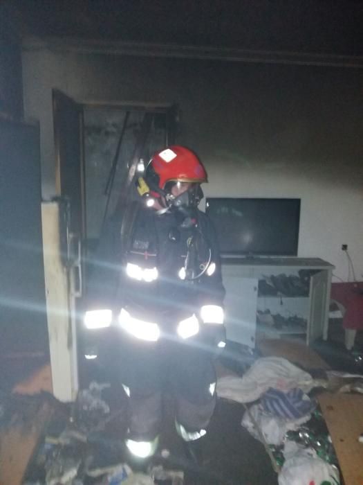 Incendio en una vivienda del Puerto de Mogán