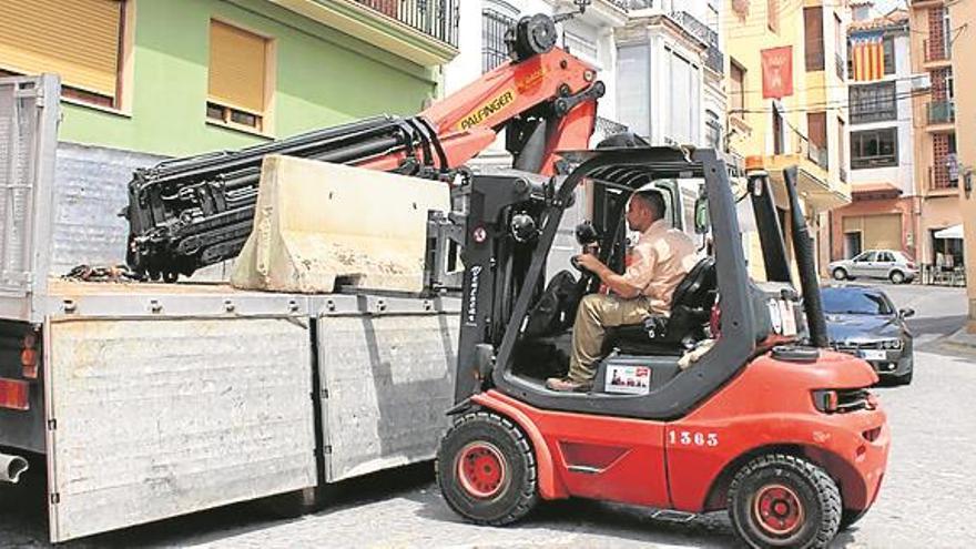 Bloques de hormigón por seguridad