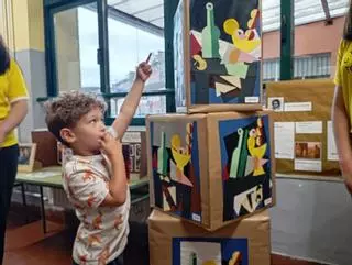 En imágenes: El colegio Marcos del Torniello de Avilés homenajea a la cubista María Blanchard con una exposición en su museo, el MUMAR