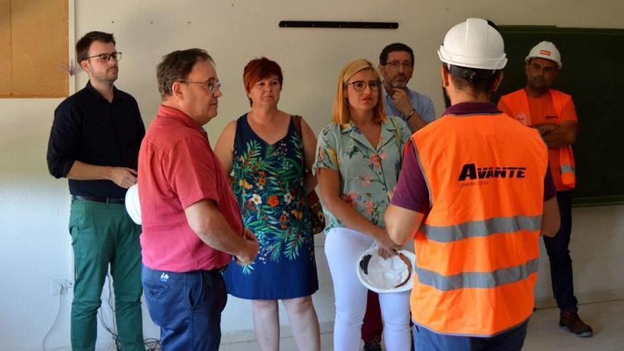 La visita de la alcaldesa y los concejales a las obras