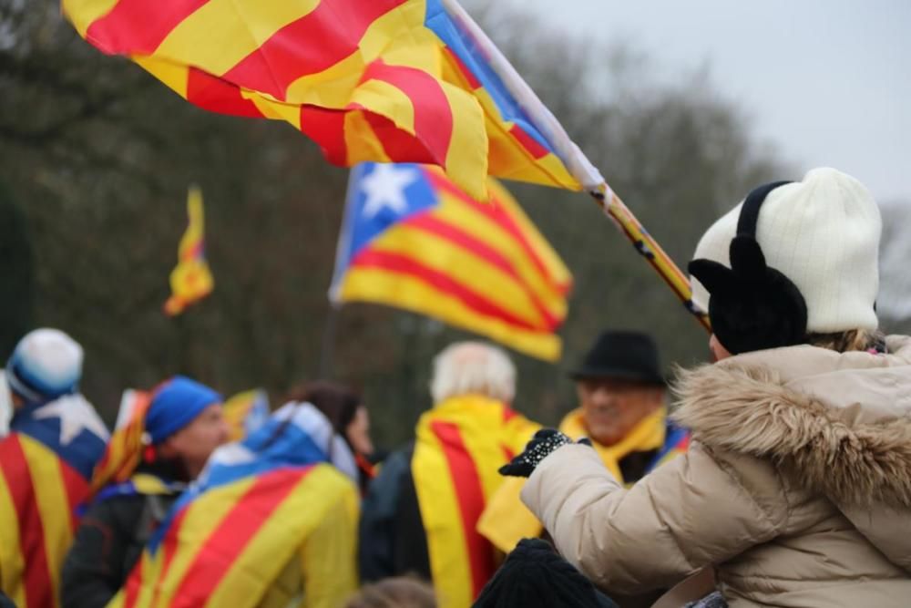 Manifestació independentista a Brussel·les