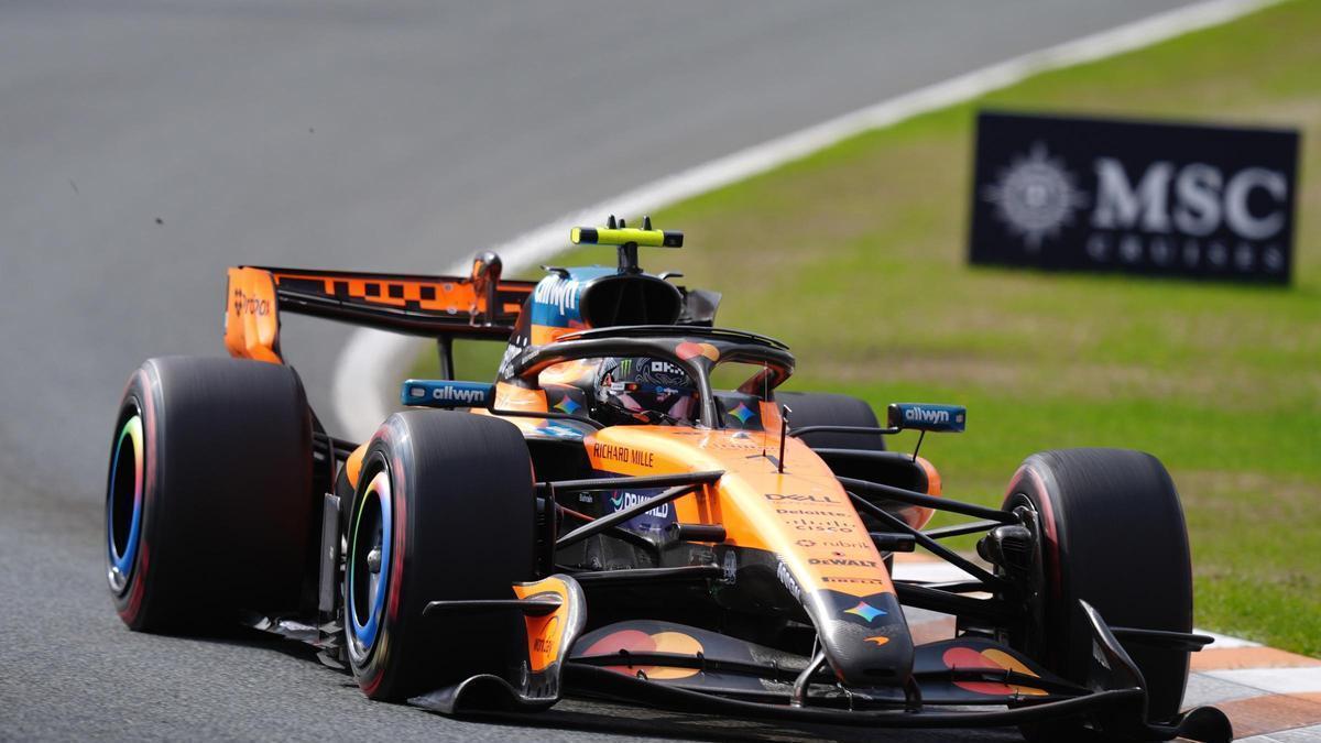 Norris gana a lo campeón en Zandvoort y Alonso suma dos puntos