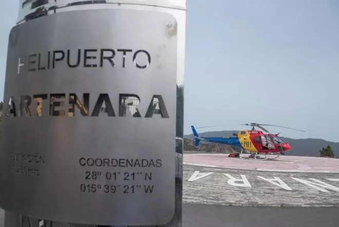 El Cabildo incorpora el segundo helicóptero contraincendios para la campaña de verano