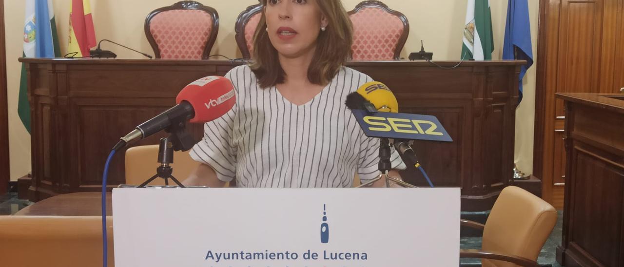 Teresa Alonso, durante su intervención este martes.