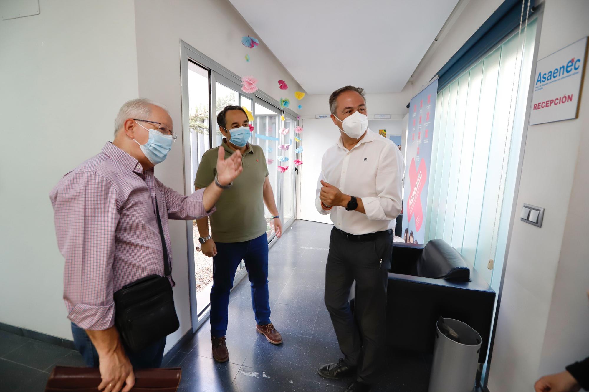 Jornada electoral de Ciudadanos visitando La Viñuela y ASAENEC