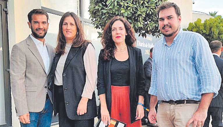 Eric Jareño, Xisca Porquer, Sandra Fernández y Alexander Cortés.