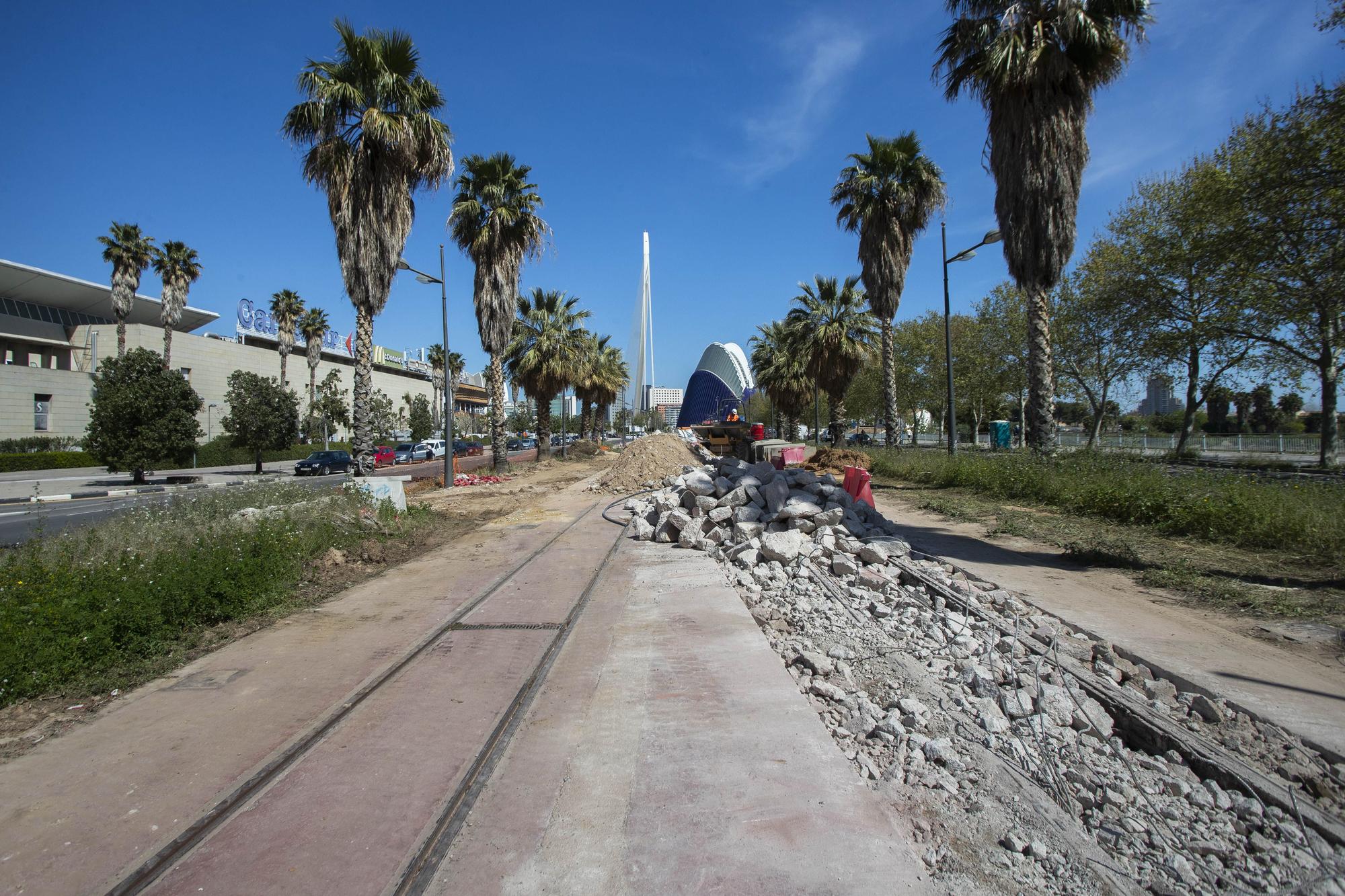 Así avanzan las obras de la Línea 10 de Metrovalencia