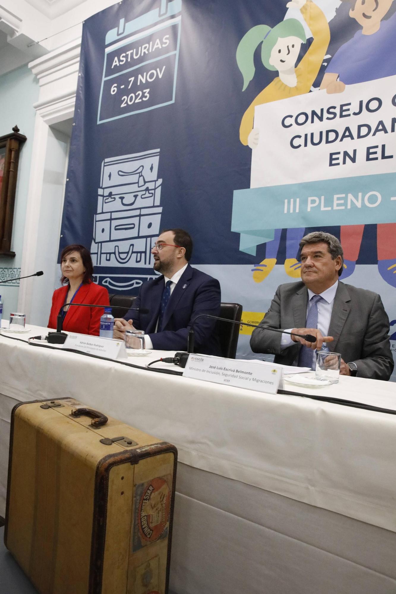 EN IMÁGENES:  Así fue el Pleno del Consejo General de Ciudadanía Española en el Exterior celebrado en el Museo de la Emigración-Archivo de Indianos en Colombres