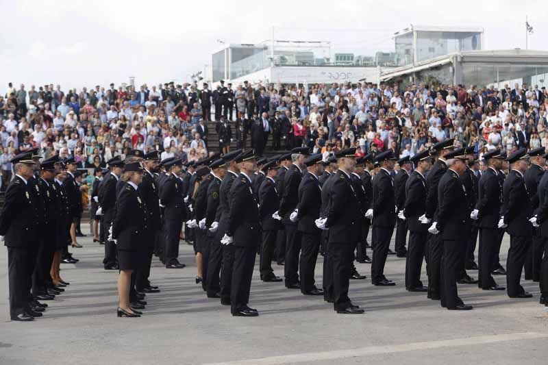 Celebración del día de la Policía Nacional en València